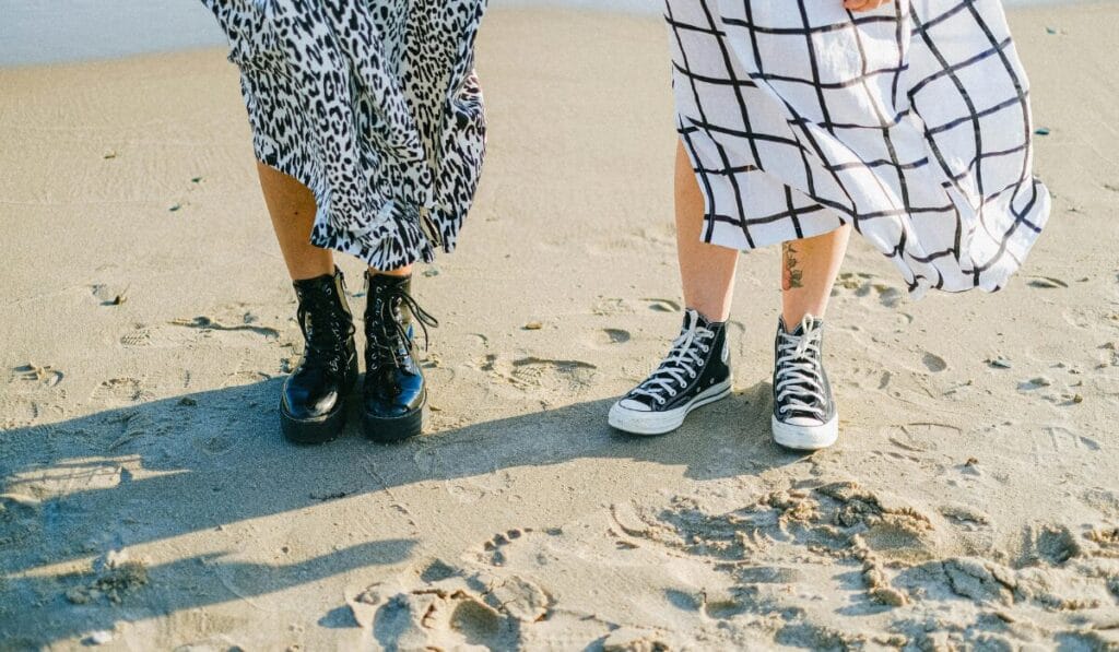 Walking Shoes with Dresses